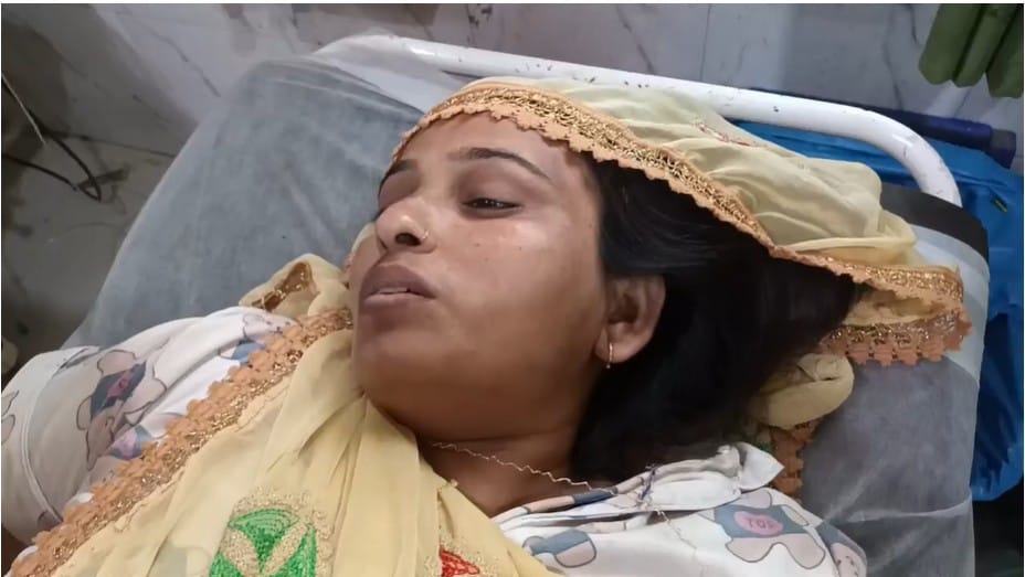 परिजनों ने की बेरहमी से पिटा