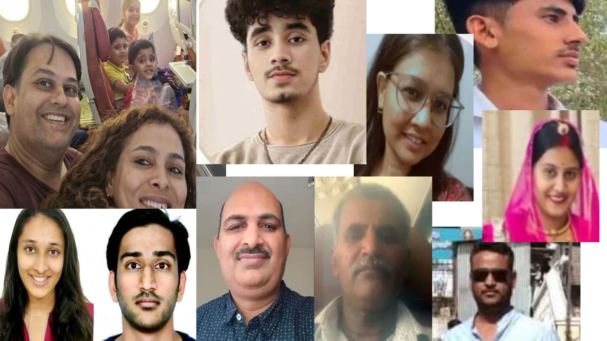 Ahmedabad Plane Crash: 14 Dreams from Rajasthan Lost in Tragedy, Departed with Smiles, Returned as Ashes
