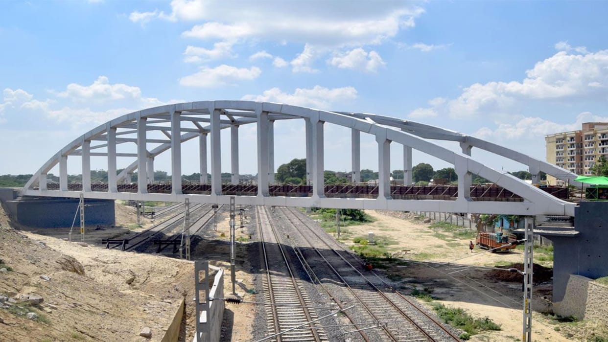 Prayagraj's first rail flyover will be ready before Magh Mela, train delays will be eliminated