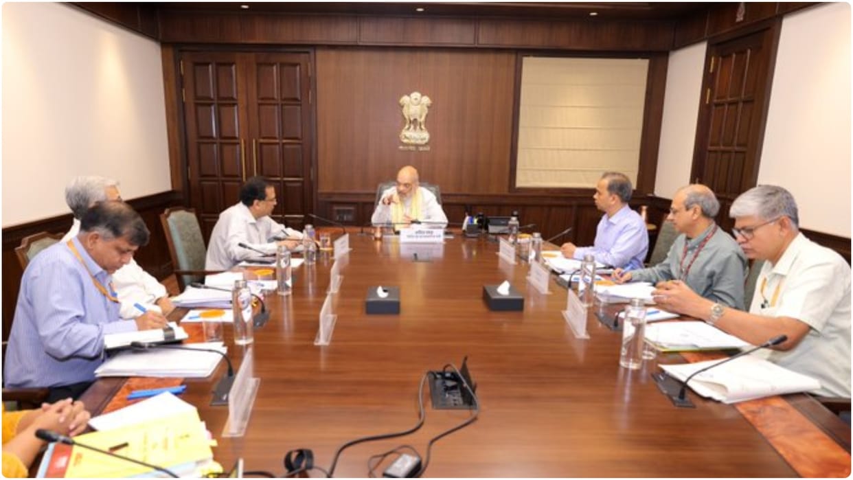 Union Home Minister Amit Shah reviewed the preparations for the upcoming census