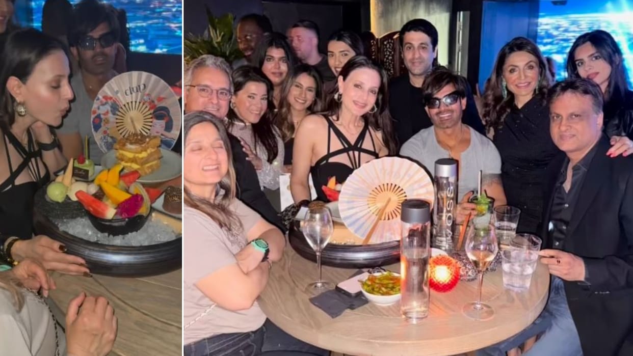 ameesha patel post moving video on her 50th birthday celebration in london says One banger of A Saturday night