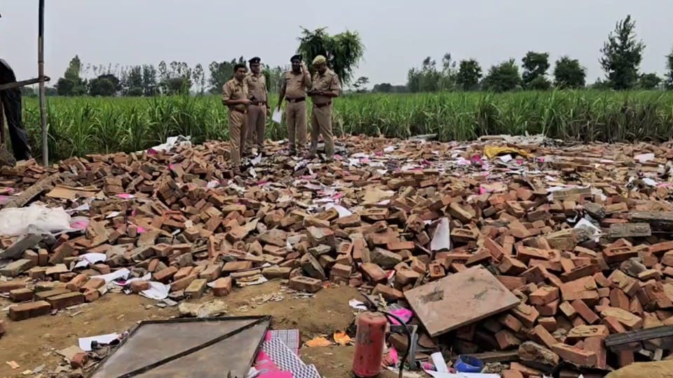 Amroha: Operator arrested in firecracker factory explosion, section of unintentional murder increased