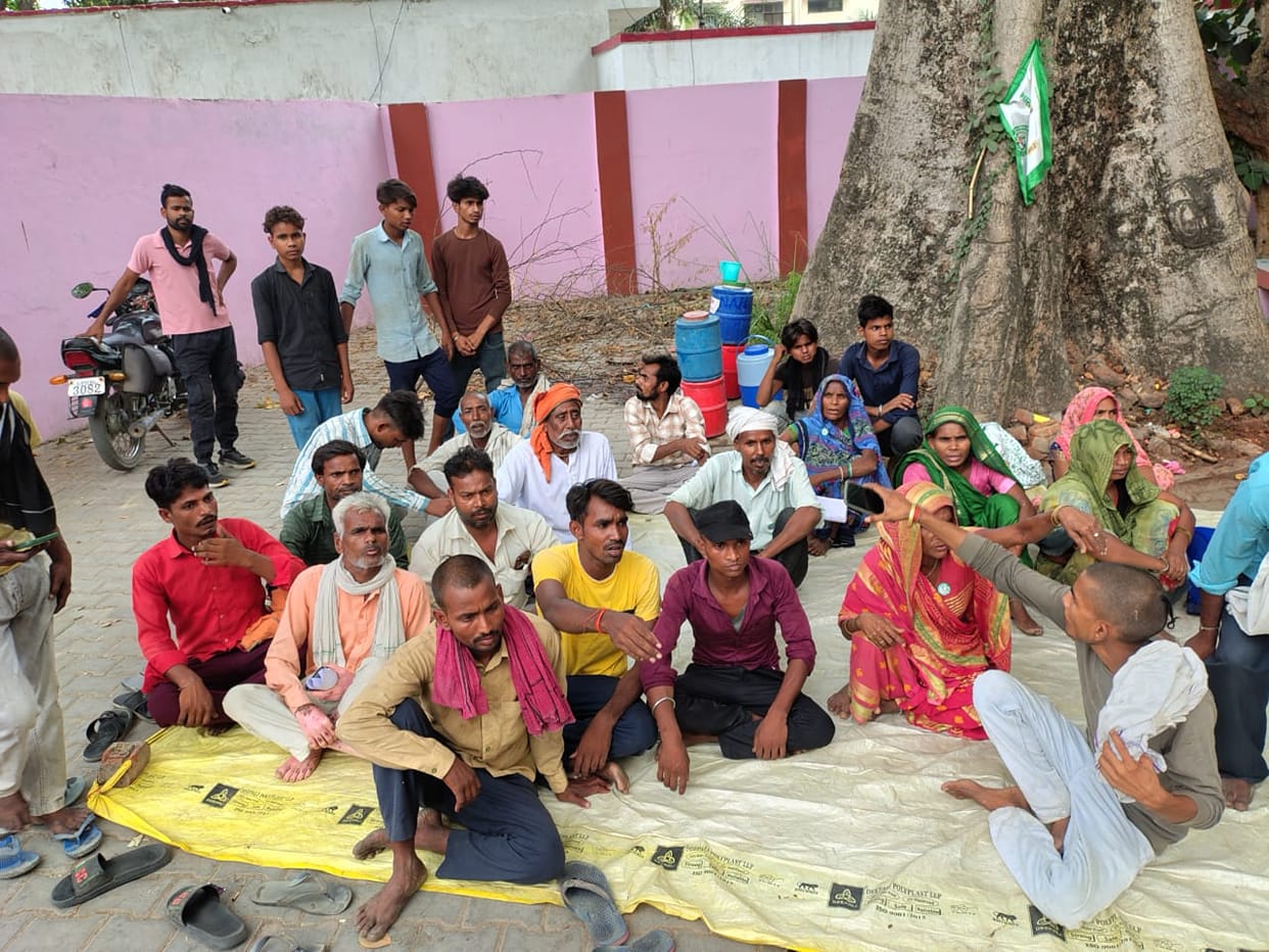 Uproar after suspicious death  youth dharna started demanding compensation