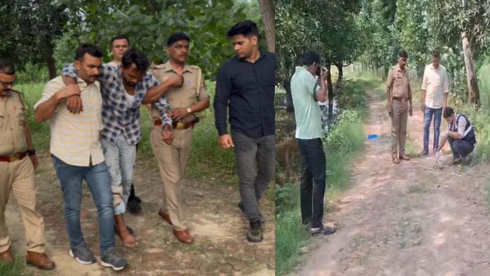 Saharanpur: Police encounter with criminals, one injured by bullet in the leg, nine cases registered