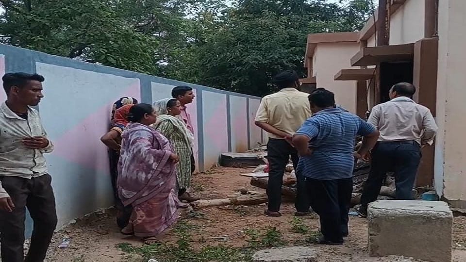 As soon as the school opened a theft incident came to light in NCDC school in Korba