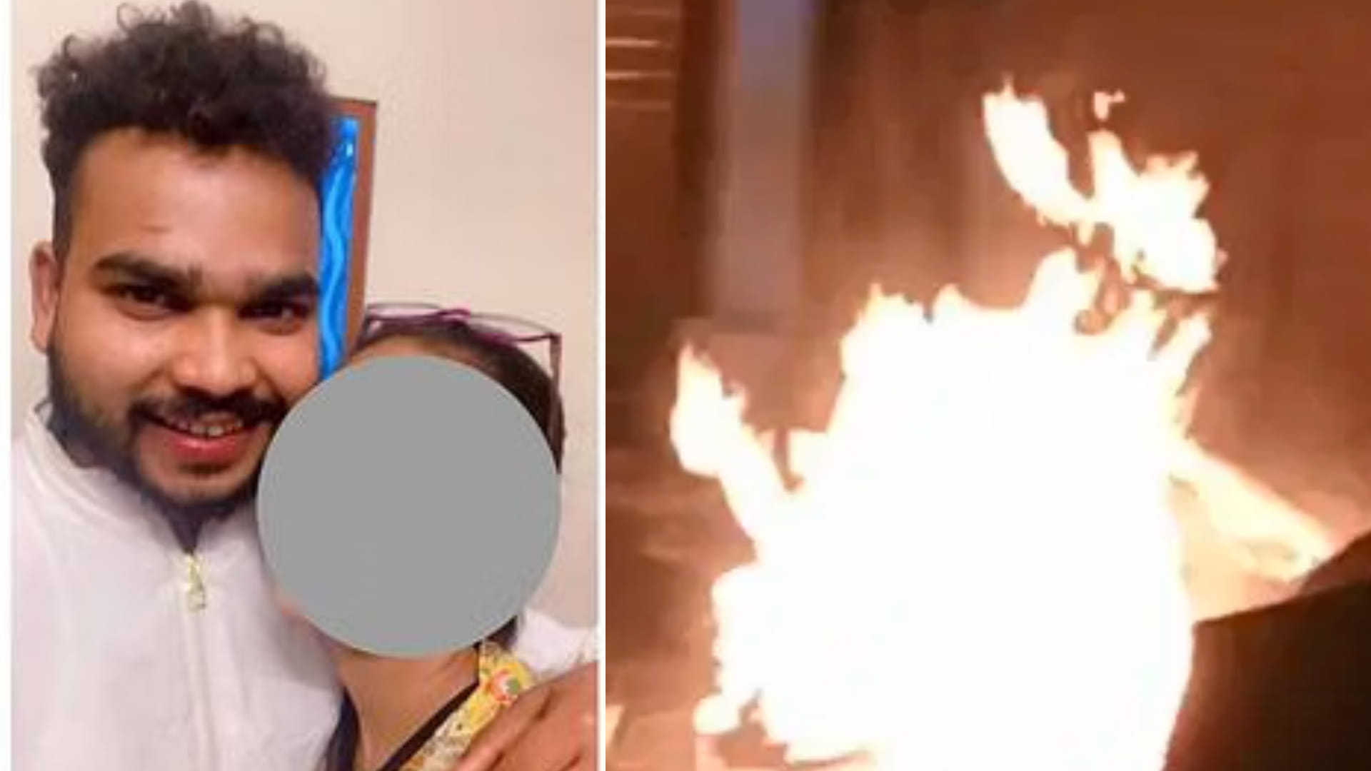 ग्वालियर में प्रेमी ने आग लगाकर जान दे दी।