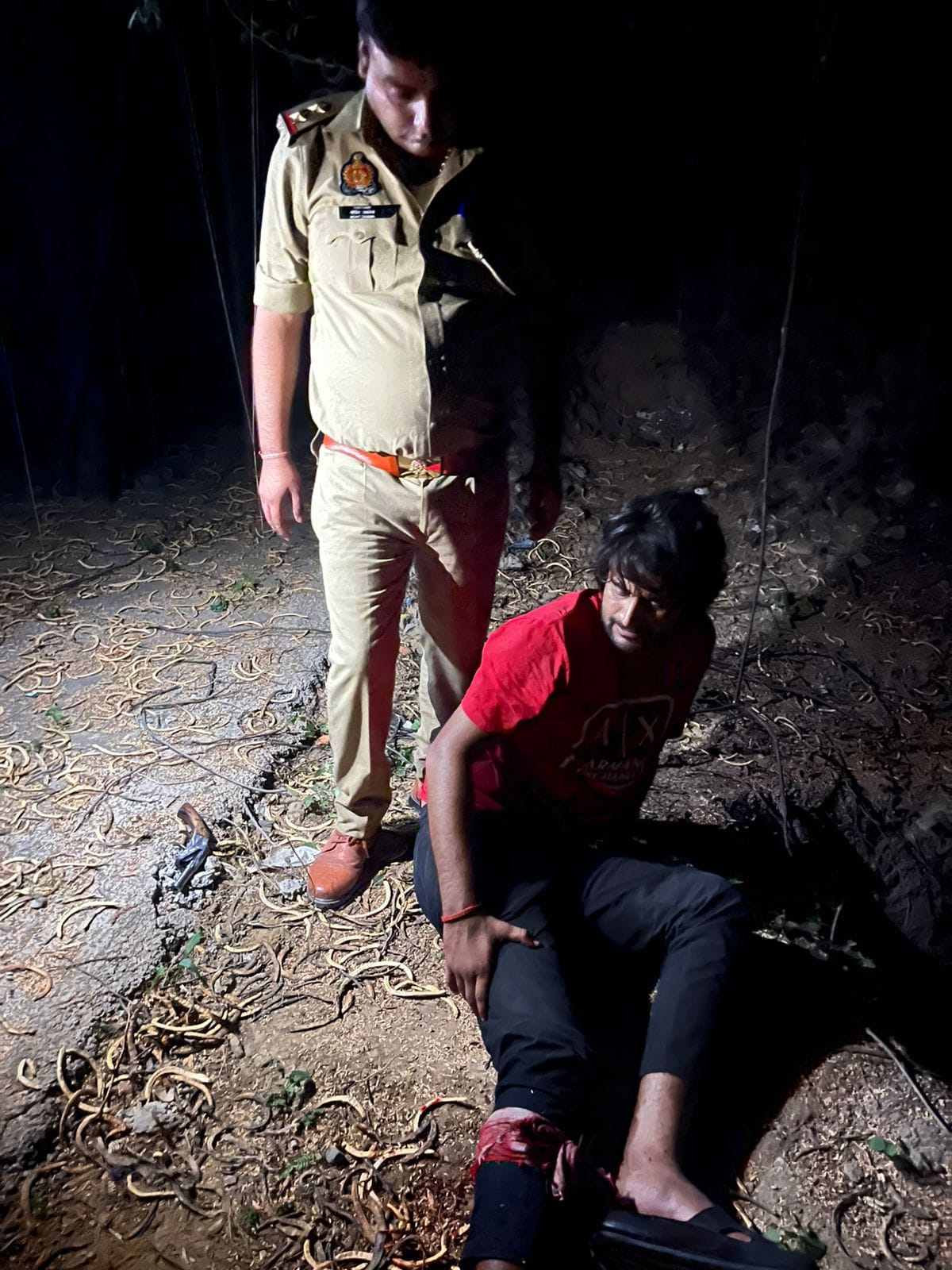 Rewarded Criminal Shot and injured in Police Encounter in Meerut, Linked to Kalu Ramnagariya Gang