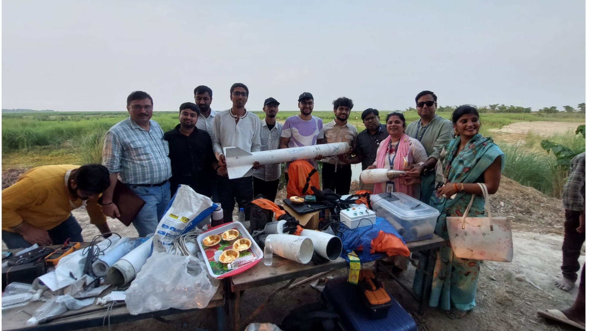 Launcher System Validation Test for Model Rocket Successfully Conducted in Kushinagar