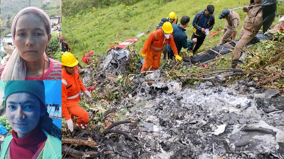Kedarnath Helicopter Crash Tusti mother forcibly sent her with her grandmother died in accident