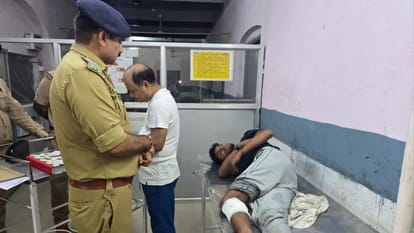 Police Encounter in Jaunpur Two robbers injured and six arrested in case of loot