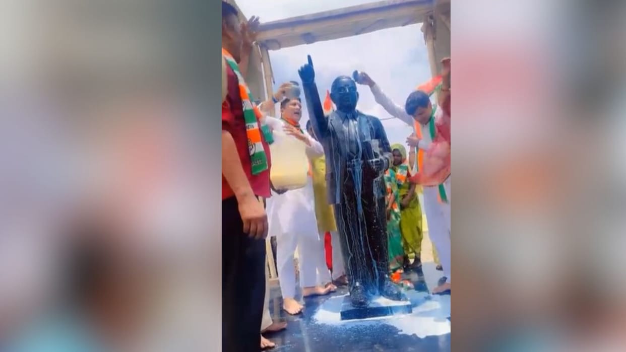 Bihar: After BJP unveiled Ambedkar's statue, Congress is fighting over 'purification'