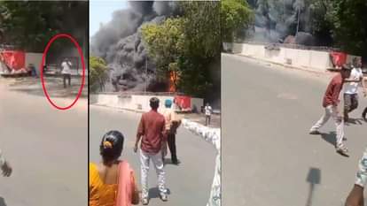 विमान हादसे का नया वीडियो