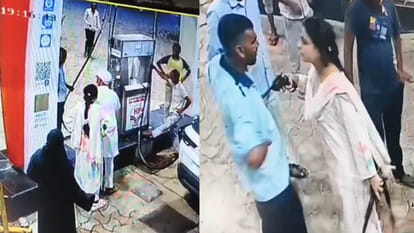 When asked to get out of car while filling CNG, girl pointed a revolver at the pump employee