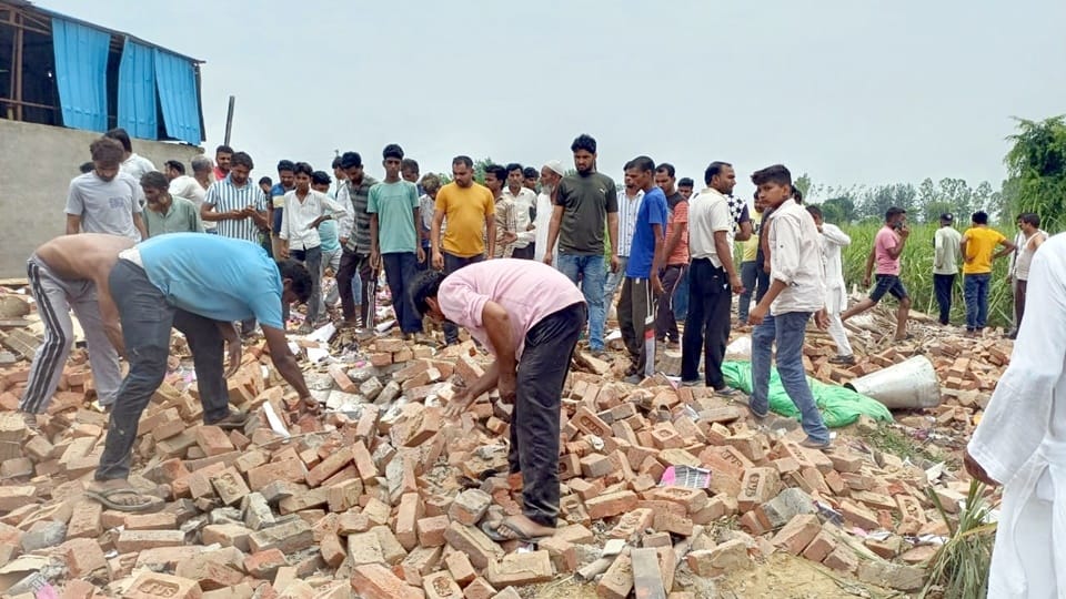 Amroha Factory Blast FIR against firecracker factory owner under several sections including negligence