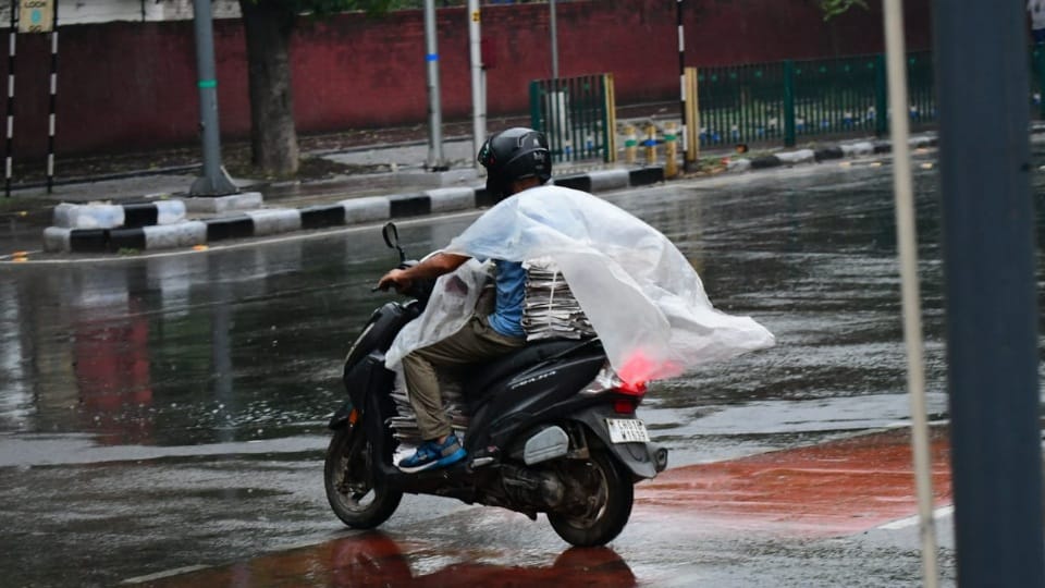 Heavy rain alert in Chandigarh and Punjab monsoon 2025 update