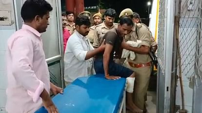 police arrested accused of robbing Chinese businessman in an encounter In Bahraich