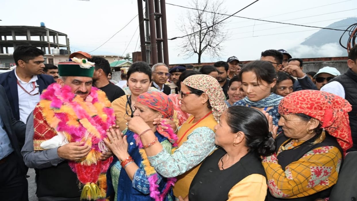 Himachal CM Sukhu will spend the night in Baga Sarahan to listen to problems, will inaugurate many schemes