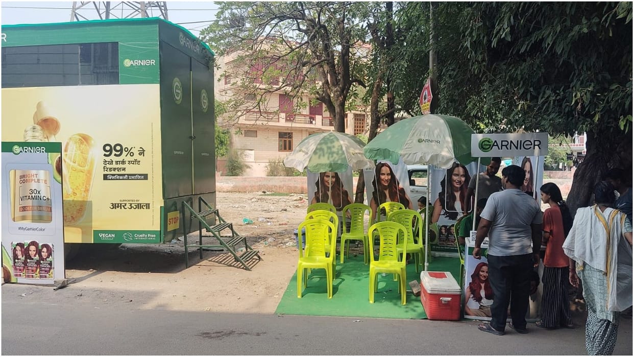 Garnier Colour Van is giving the gift of free hair colouring