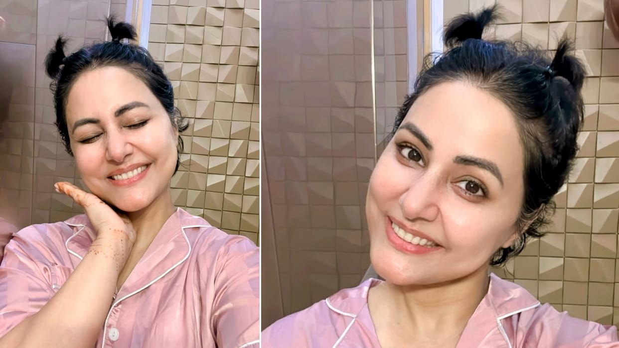 Breast cancer fighter Hina Khan is happy to see her hair grow after a year and half says ye choti khushiyan