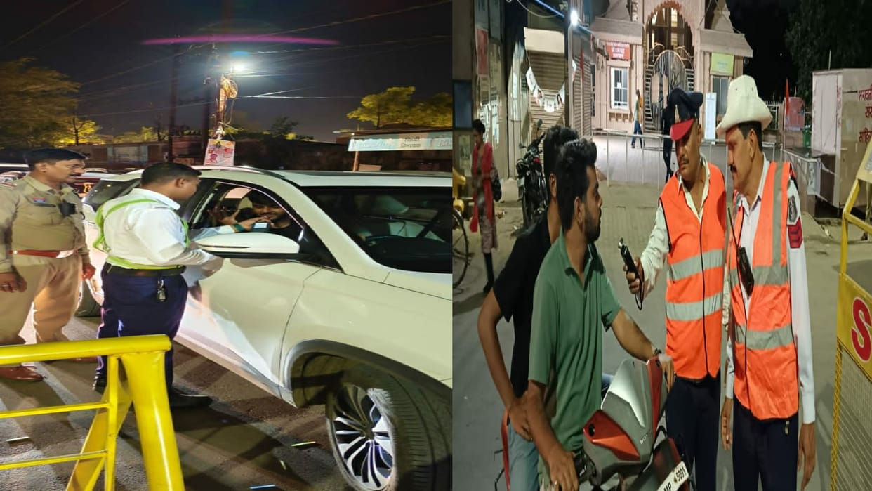 Action taken against 11 drivers who were drunk and driving, fine imposed in Raipur