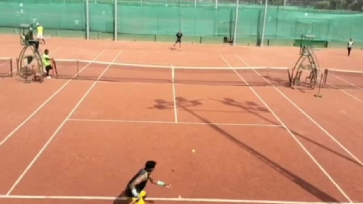 Deepak Bagora of Nathdwara created history, selected in the international team of lawn tennis,