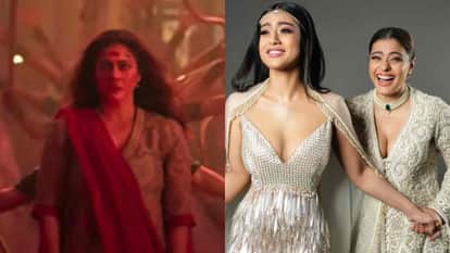 Daughter nysa devgan reaction on kajol Kali Shakti song from Upcoming horror Movie Maa