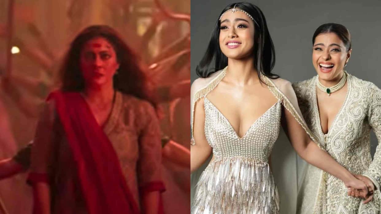 Daughter nysa devgan reaction on kajol Kali Shakti song from Upcoming horror Movie Maa