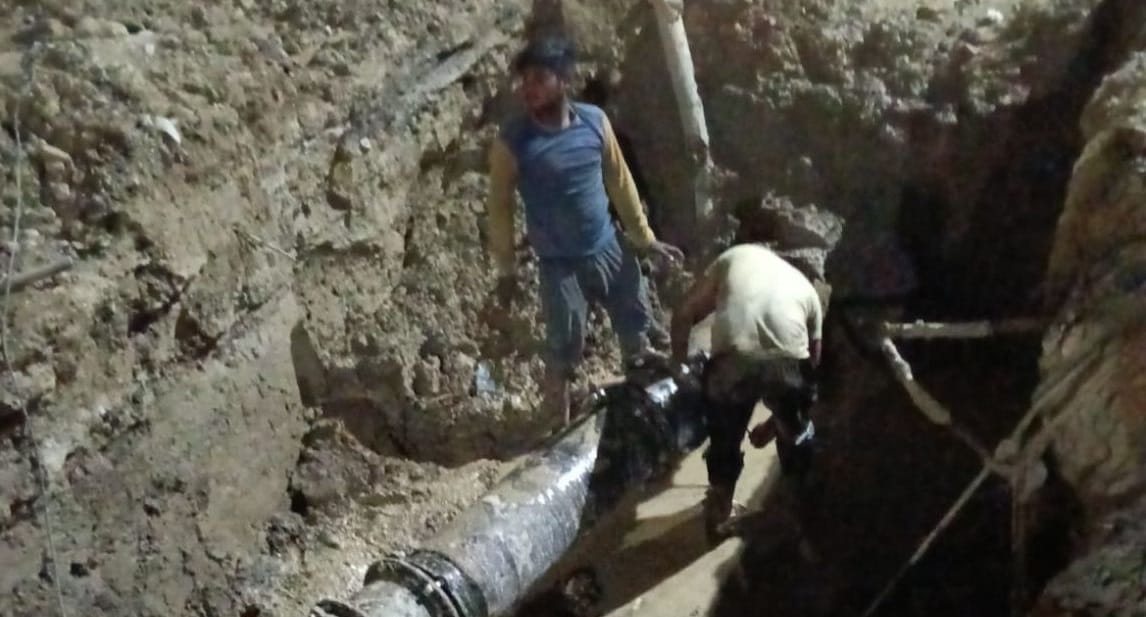 Kanpur Negligence of Jal Nigam 20 lakh people faced water shortage repair work continued till late night
