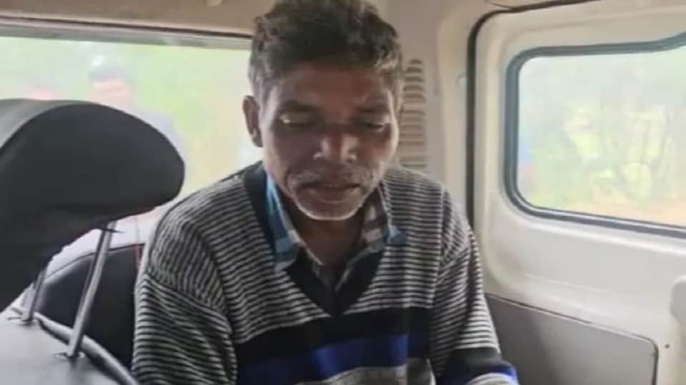 पुलिस की गिरफ्त में आरोपी