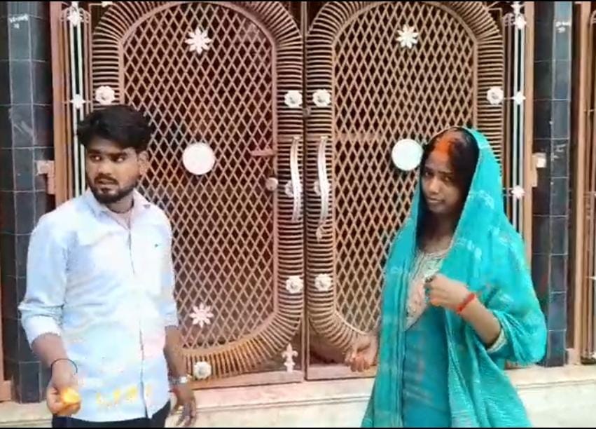 husband got his wife married to her lover and bid them farewell with teary eyes