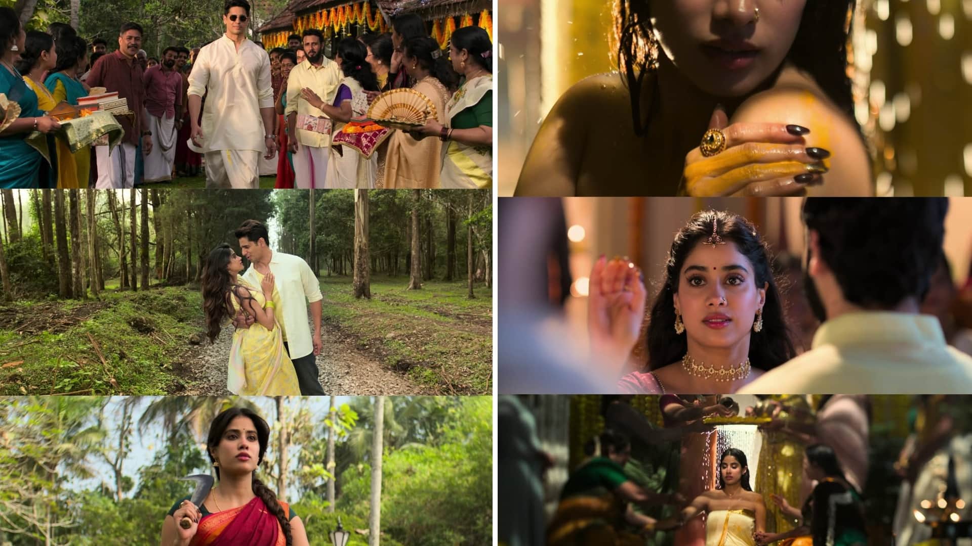 Maddock Films share BTS Photos of sidharth malhotra janhvi kapoor Param Sundari say biggest love story of year