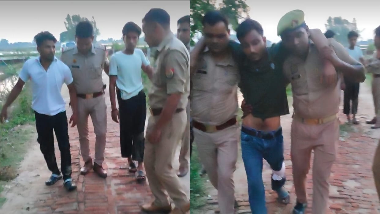 Police arrested three robbers in an encounter in Bareilly