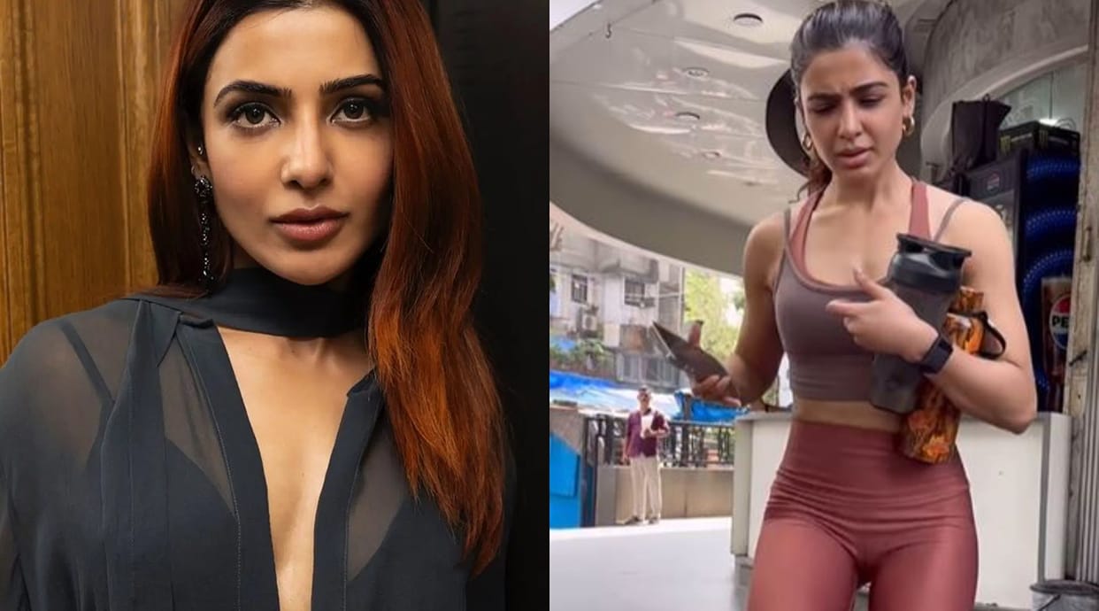 Samantha ruth prabhu gets angry on paparazzi while coming out from gym