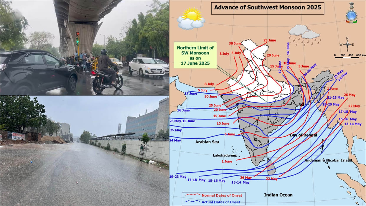 Rajasthan Monsoon Update: Heavy Rain in Jaipur, Sikar and Dausa Drenched, Roads Overflowing News in Hindi