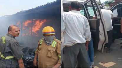 People of two communities clashed after a car and bike collided in Amroha