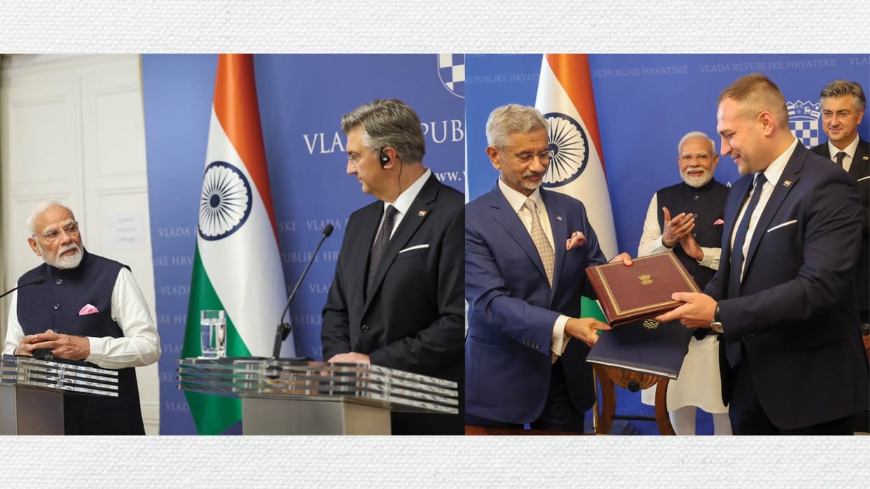 Agreements signed between India and Croatia, PM Modi and Croatian PM Andrej Plenković, Zagreb, Croatia