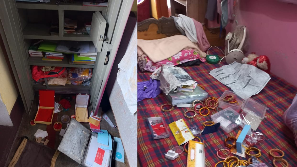 In Bihar, thieves stole property worth Rs 5 lakh including 2.5 lakh cash and jewellery in a closed house