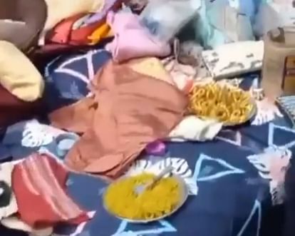 Lucknow: Thieves entered the house, cooked mango, ate comfortably with the AC on and then committed theft, ev