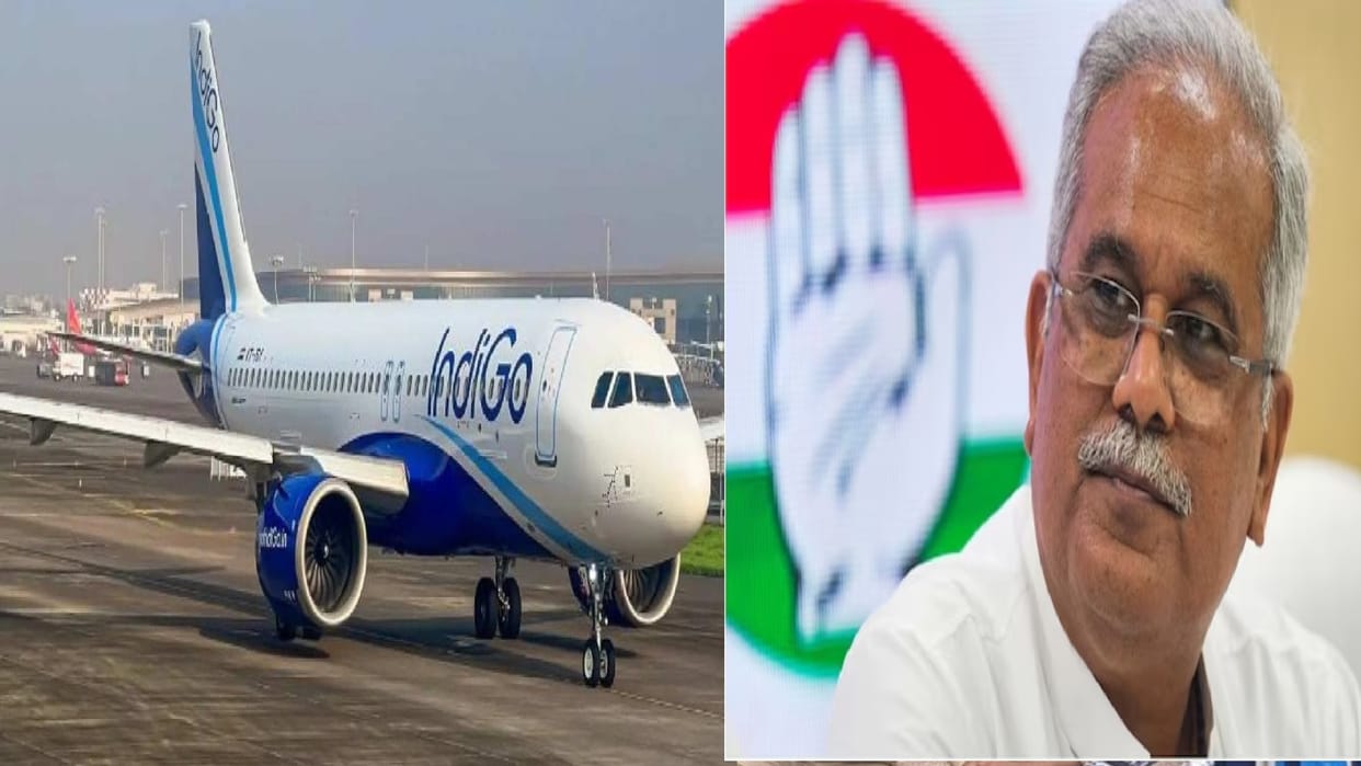 Indigo flight gate locked at Raipur airport: Former CM Bhupesh and other passengers stuck for half an hour