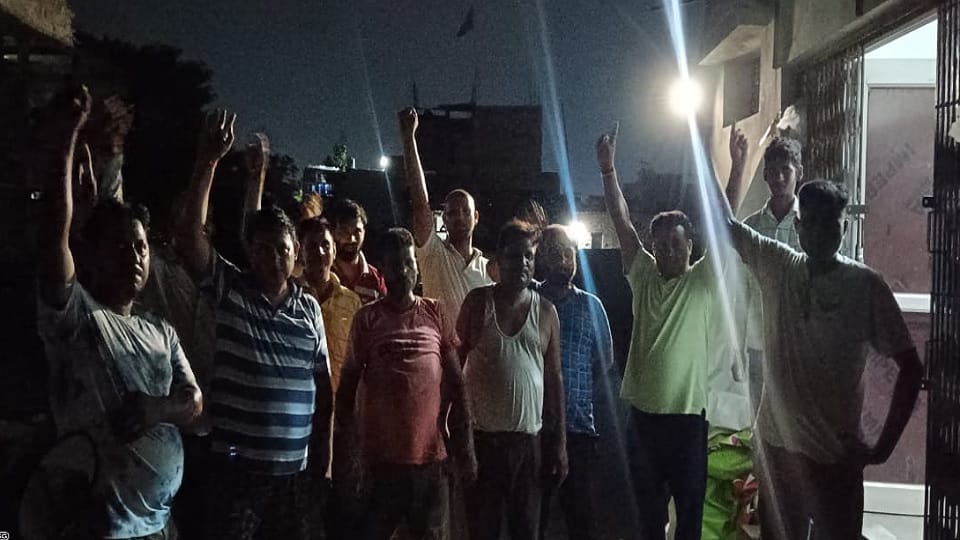 There was a ruckus during the construction of Godhoiya drain, people pelted stones