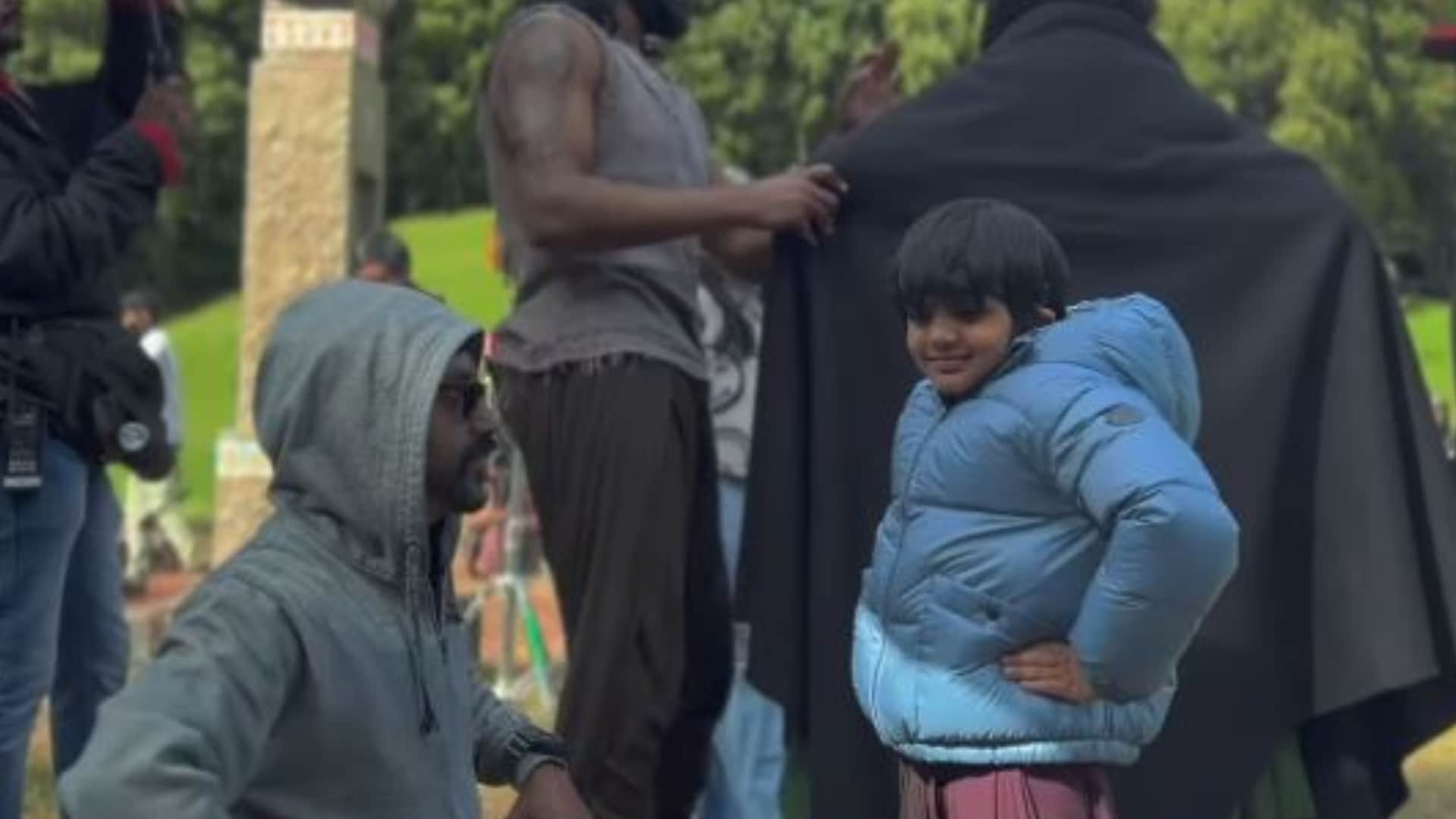 Vishnu Manchu little Son Avram debut in Kannappa share bts video says the most emotional moments of my life