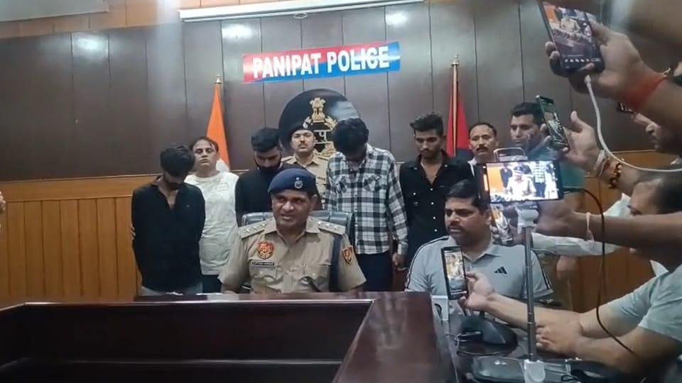 Police arrested four accused in robbery case