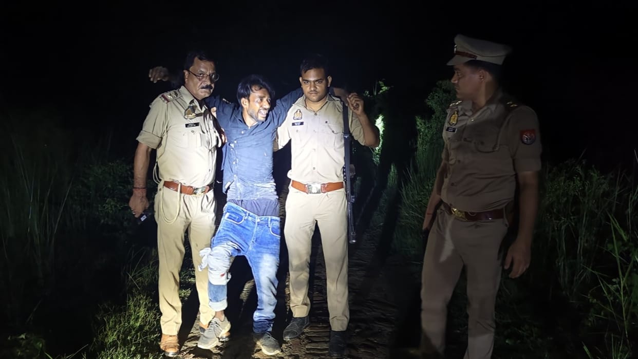 Police encounter with thief gang three miscreants arrested in Bareilly