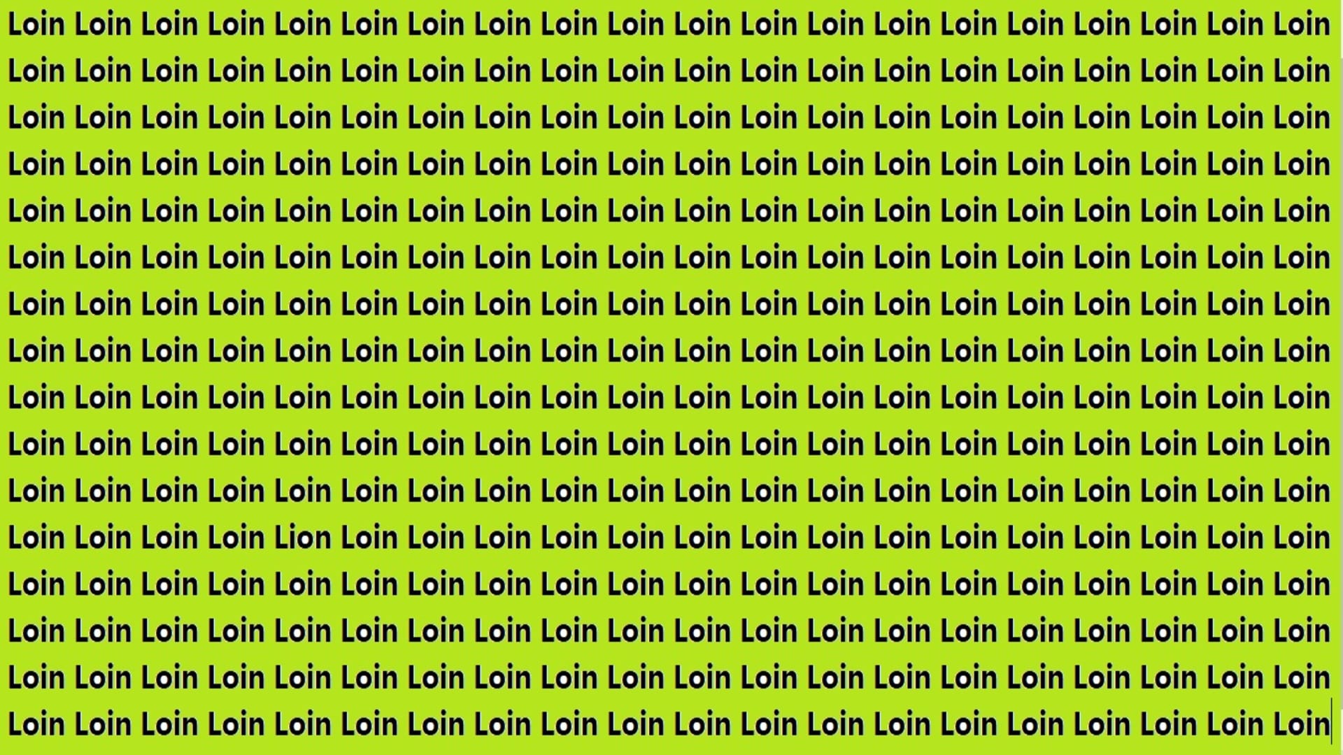 Optical Illusion Iq test Brain Test Can You Spot lion 20 Seconds