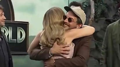 Scarlett Johansson and Jonathan Bailey shared an intense kiss with warm hug at Jurassic World Rebirth Premiere