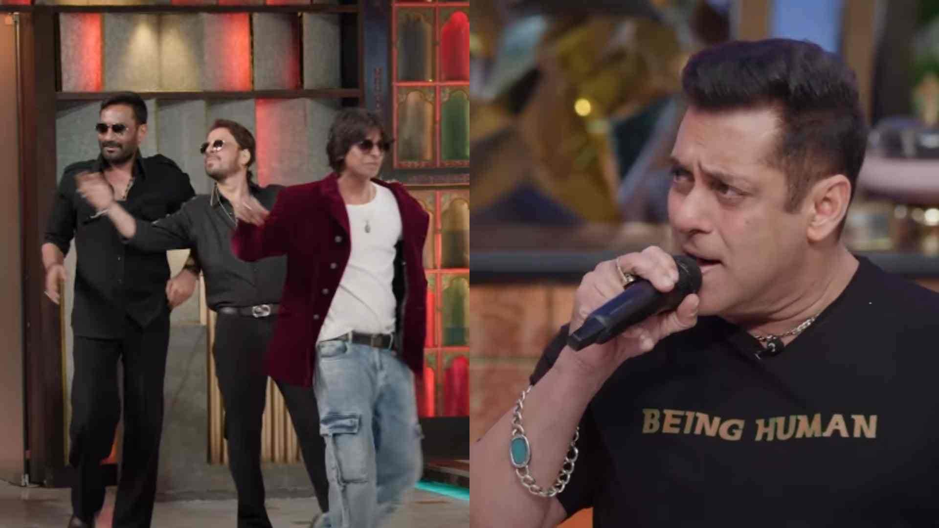Salman Khan cracks joke about Aamir dating Gauri Spratt also at The Great Indian Kapil Show  Netflix