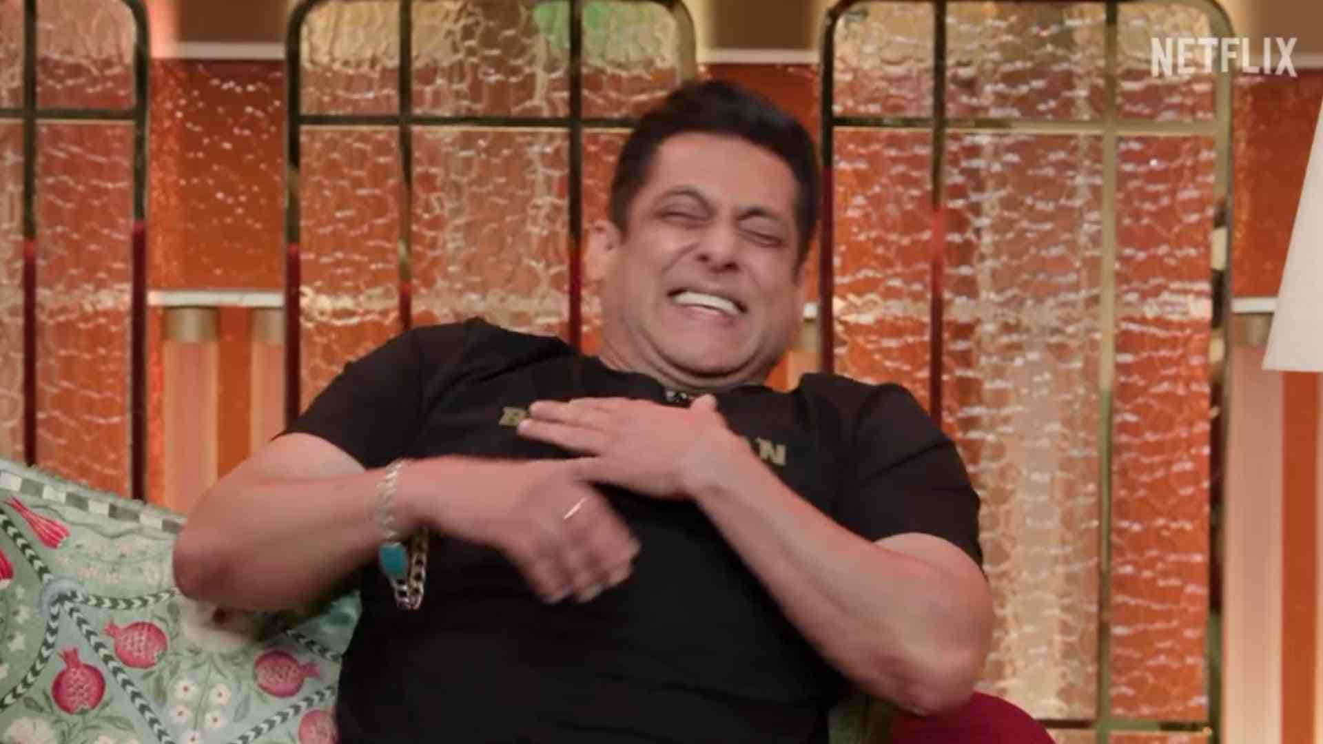 Salman Khan cracks joke about Aamir dating Gauri Spratt also at The Great Indian Kapil Show  Netflix