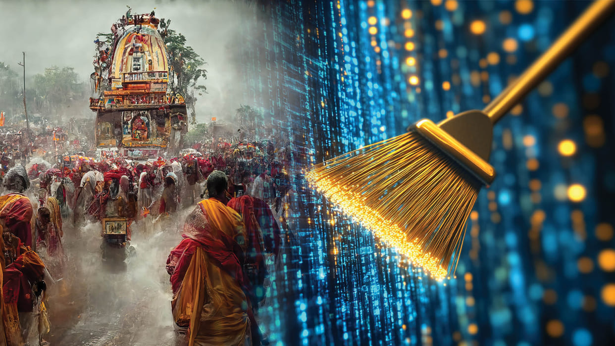 Jagannath Rath Yatra 2025 Spiritual Significance of Golden Broom is Used for Chariot Cleaning
