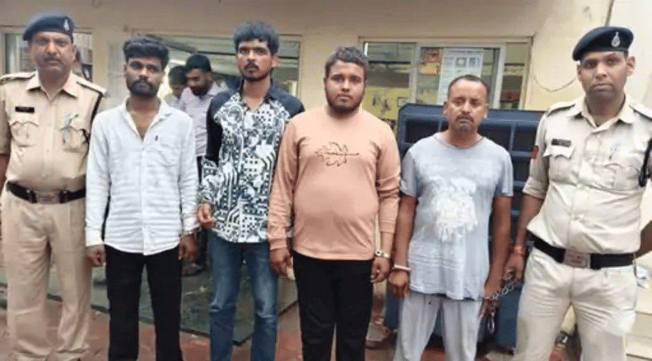 Indore News: Kidnapping Case in Indore, Four Arrested in Rs 15 Lakh Ransom Demand