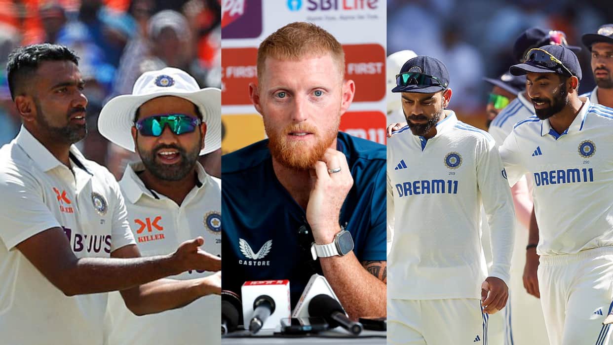 ind vs eng test 2025 ben stokes speaks on rohit sharma virat kohli ashwin absence talks bumrah presence